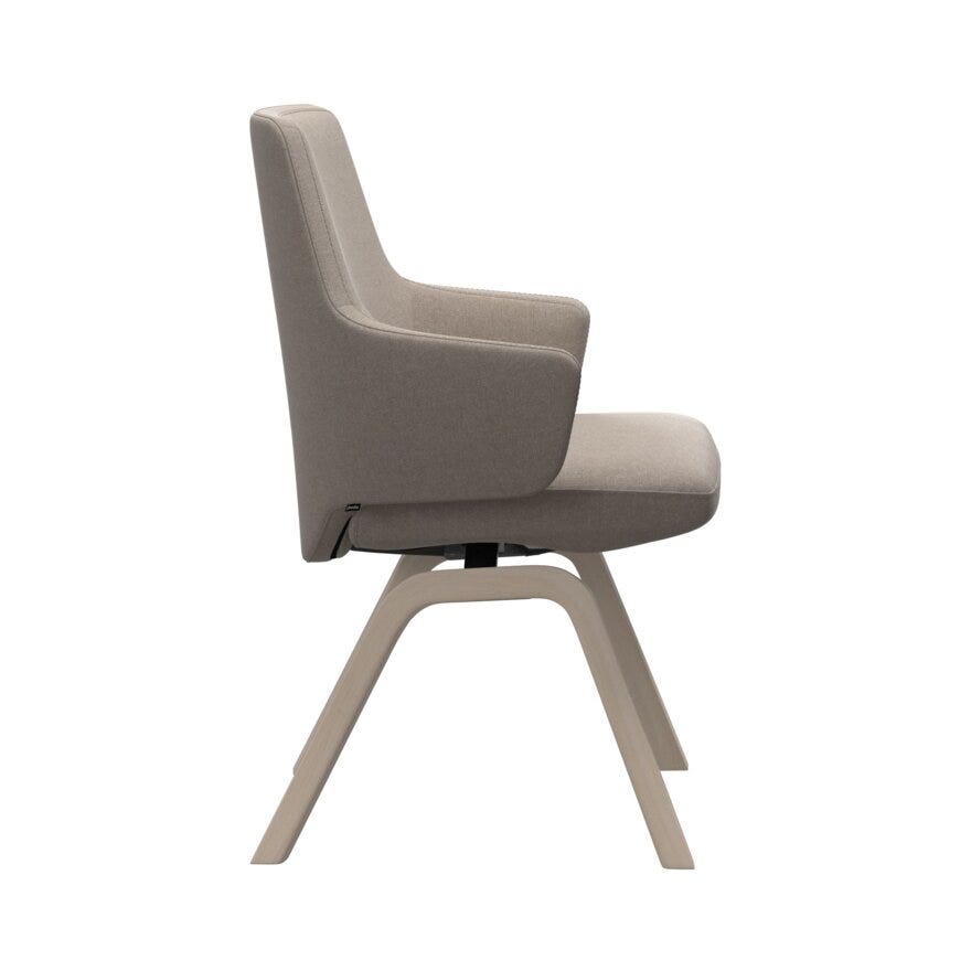 Stressless VANILLA (L) Spisestol med armlene i Beige/natur