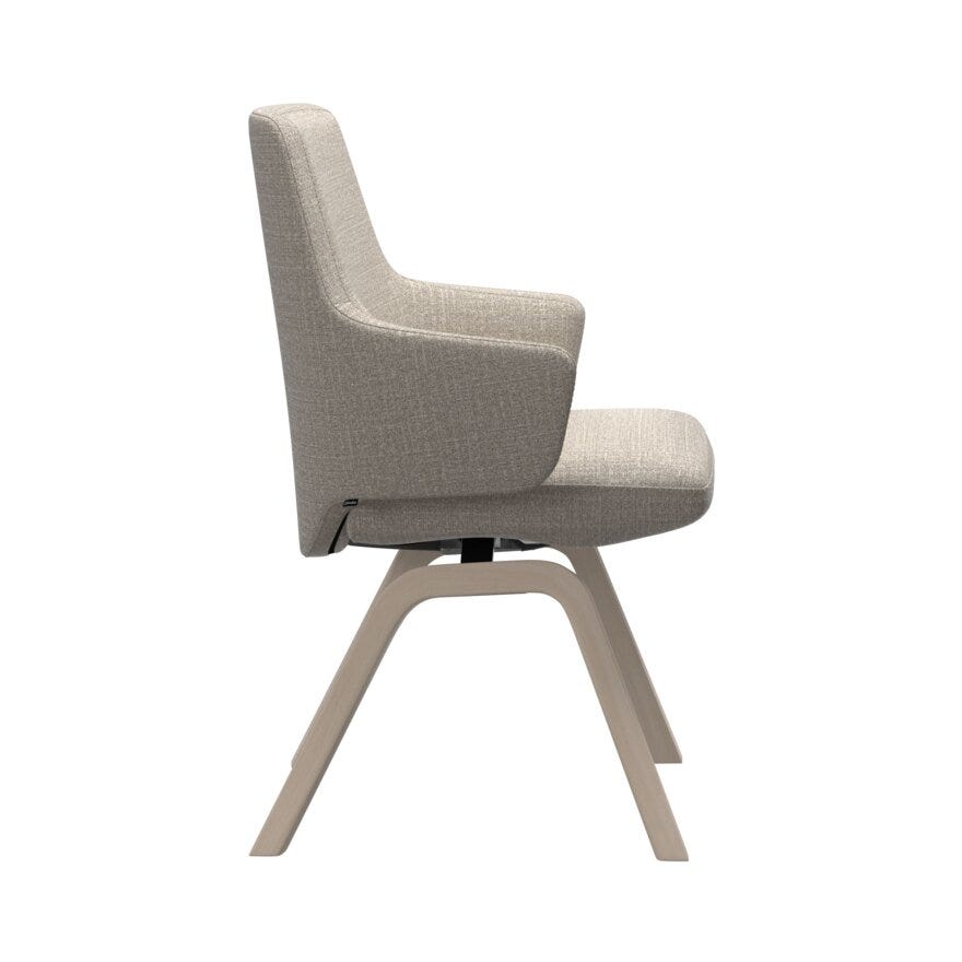 Stressless VANILLA (L) Spisestol med armlene i Hvit
