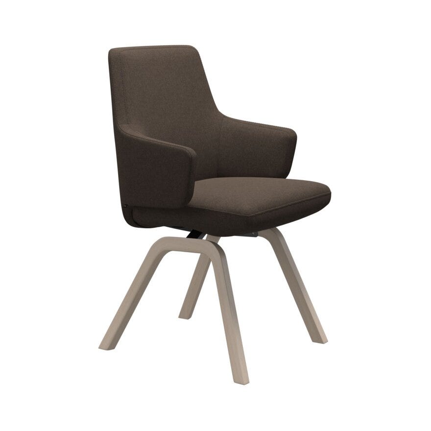 Stressless VANILLA (L) Spisestol med armlene i Brun