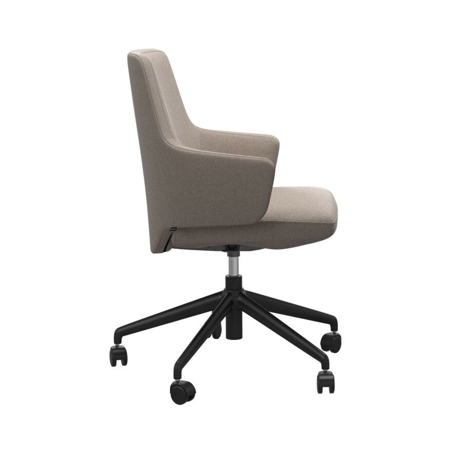Stressless VANILLA (L) Kontorstol med armlene i Beige/natur