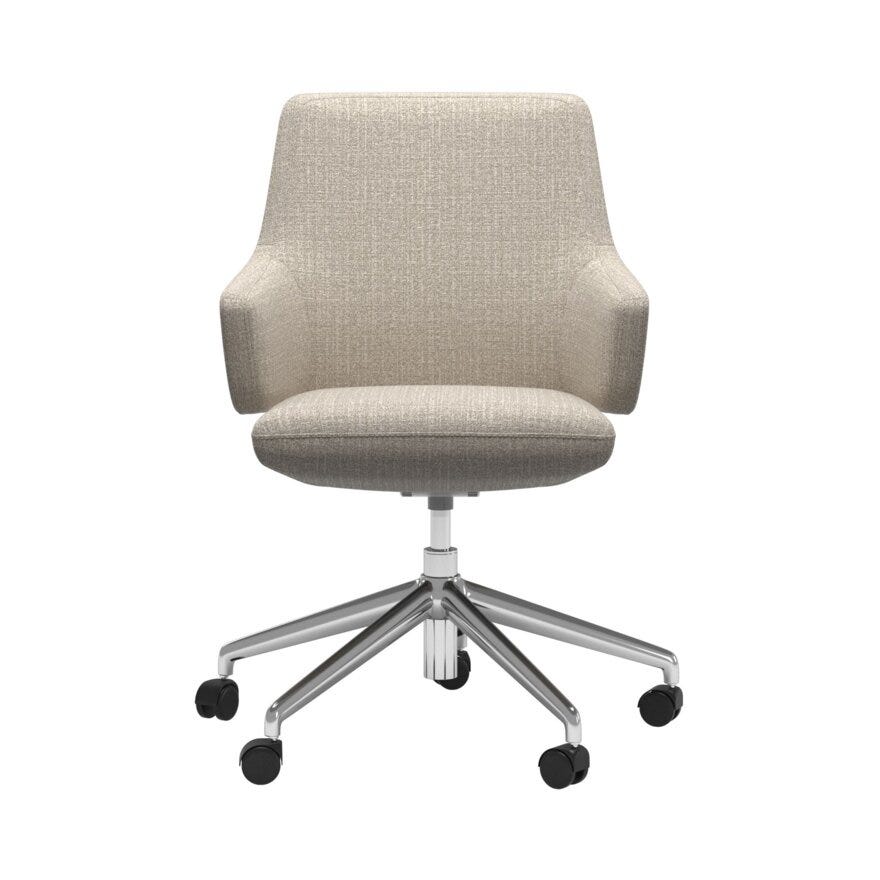 Stressless VANILLA (L) Kontorstol med armlene i Beige/natur
