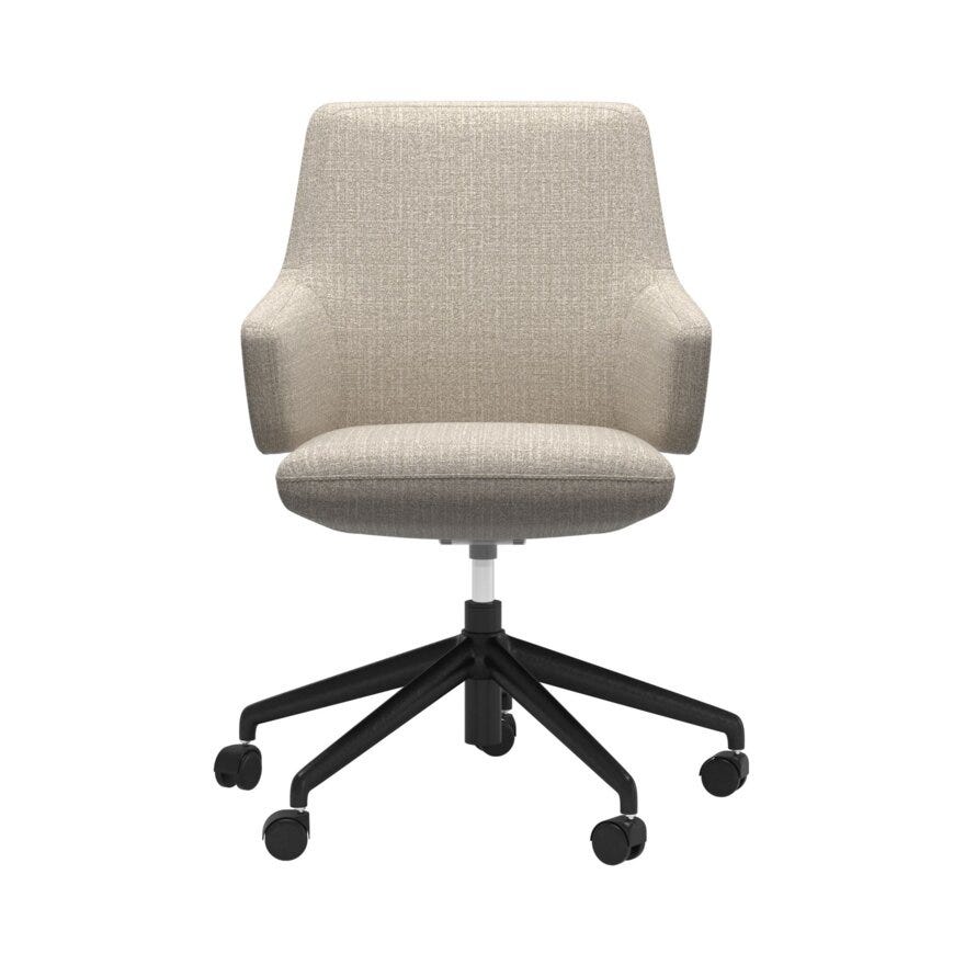 Stressless VANILLA (L) Kontorstol med armlene i Beige/natur