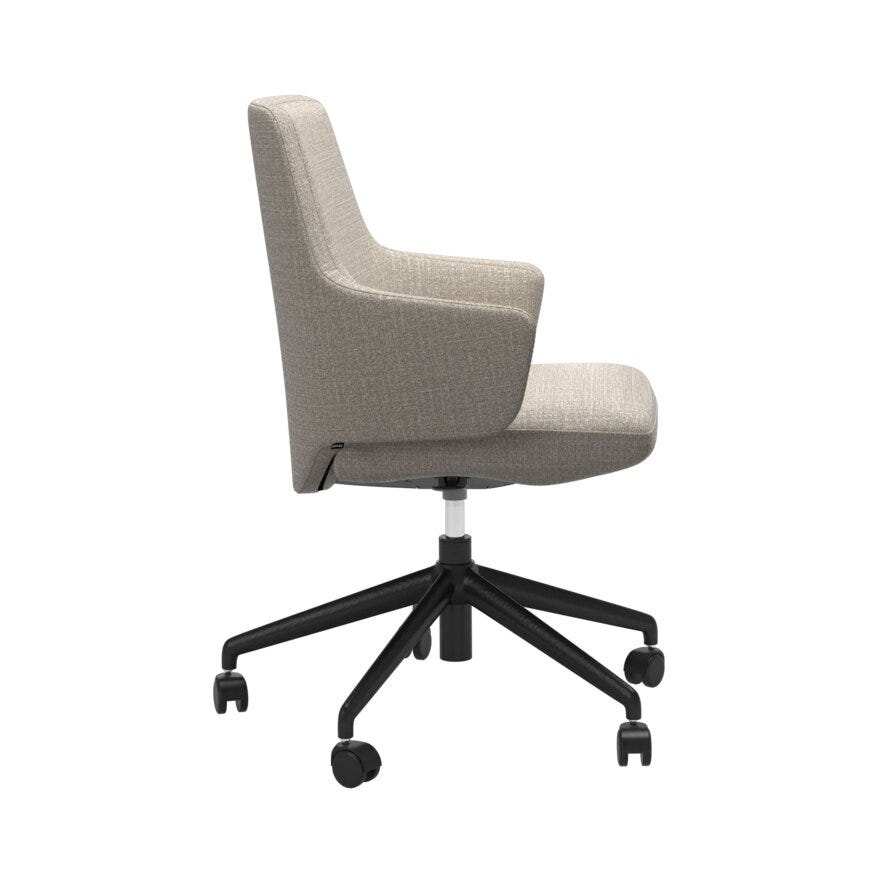 Stressless VANILLA (L) Kontorstol med armlene i Beige/natur