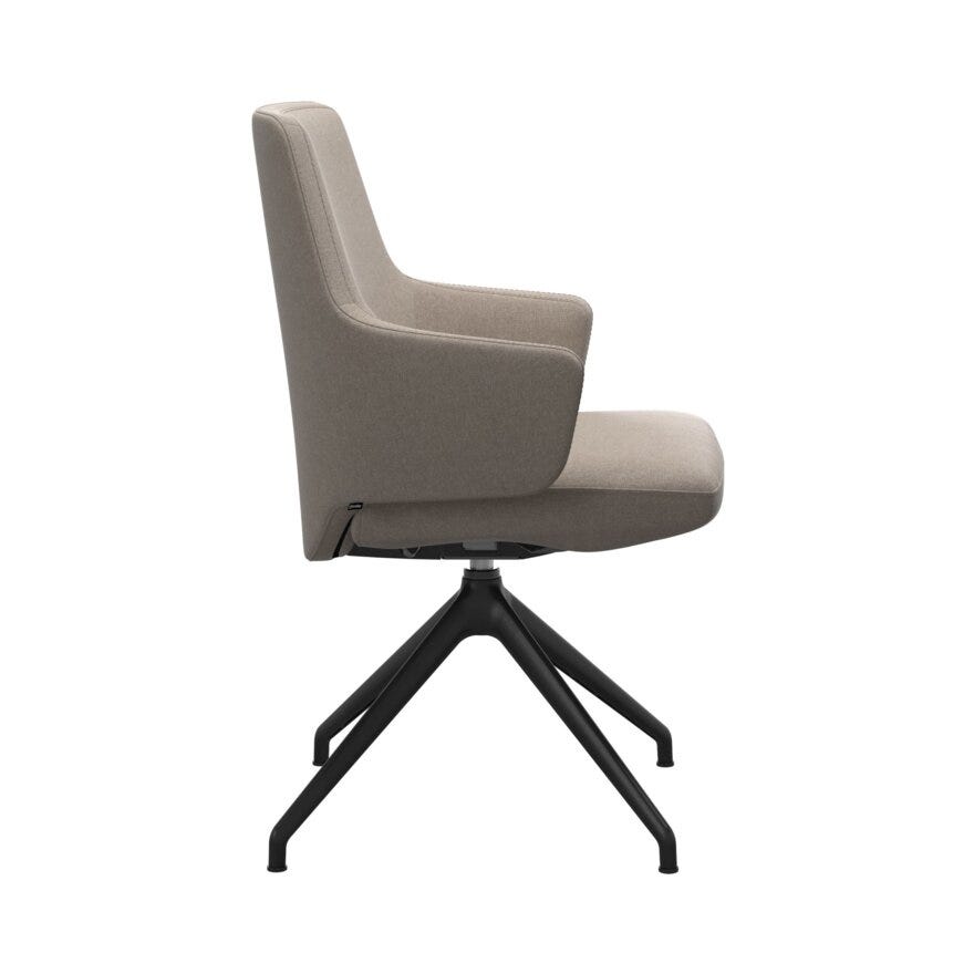 Stressless VANILLA (L) Spisestol med armlene i Beige/natur