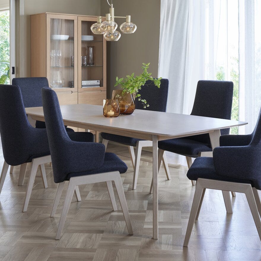 Stressless VANILLA (L) Spisestol i Blå