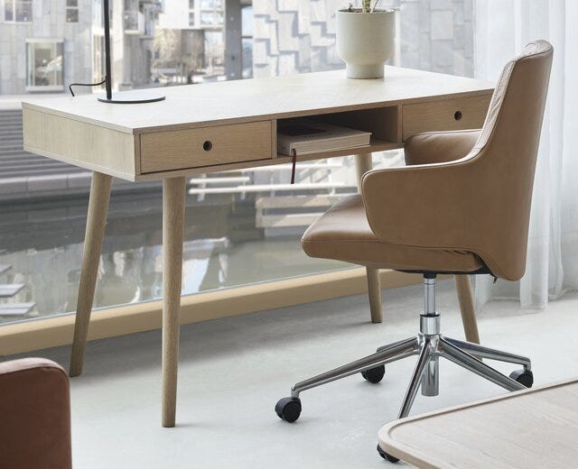 Stressless VANILLA (L) Kontorstol Lav i Brun