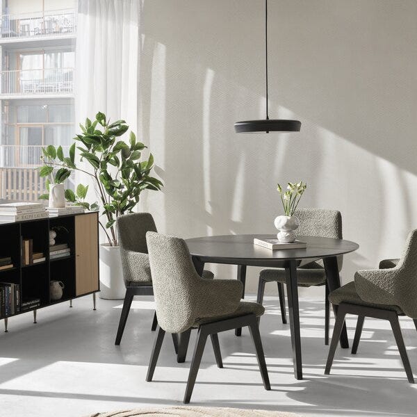 Sort er vår nye favorittfarge på spiseplassen