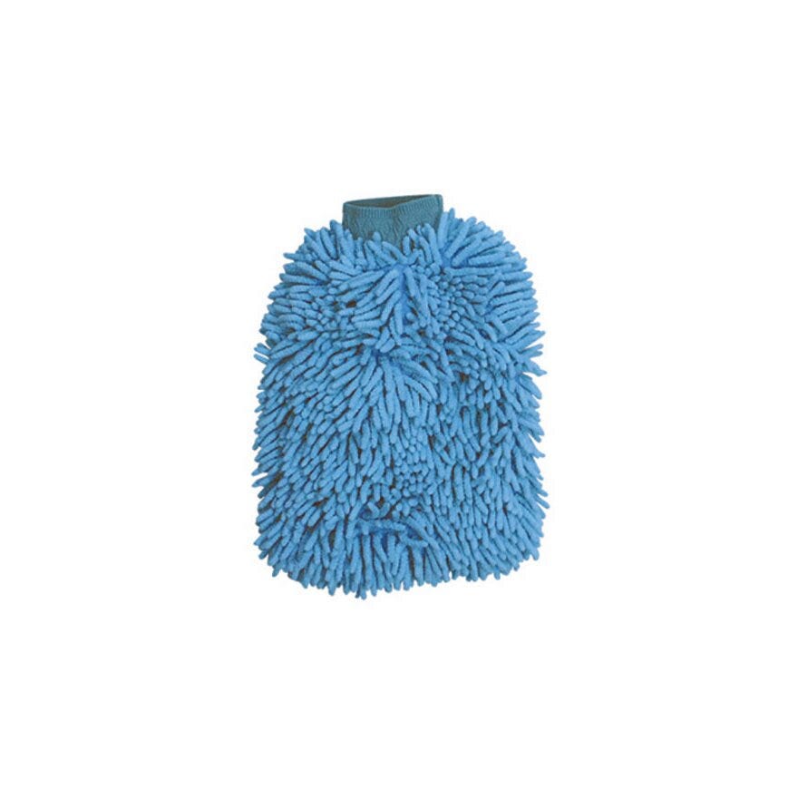 Eden blå mikrofiber vott
