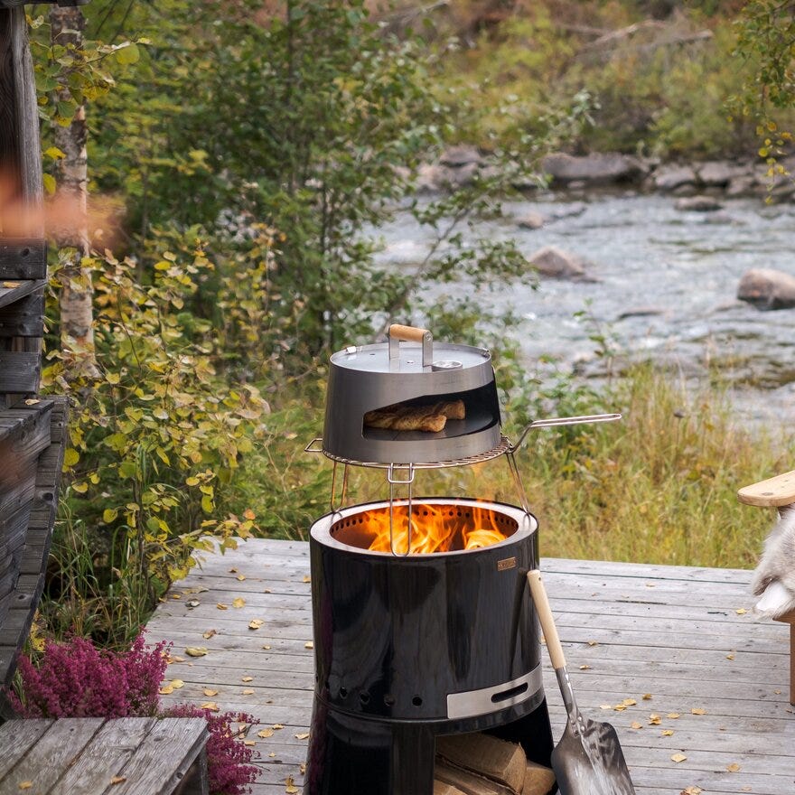 Espegard PILAR 50 Bålbrenner Ø55 cm i Svart