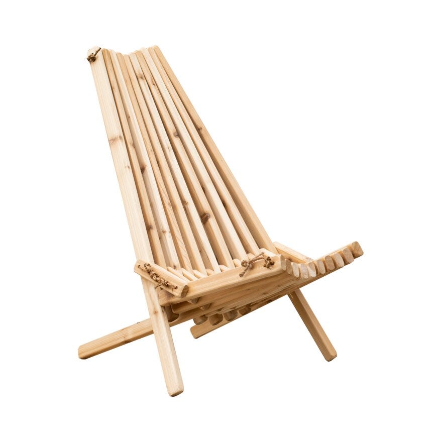 Canadian Outdoor STICK Lenestol i Beige/natur