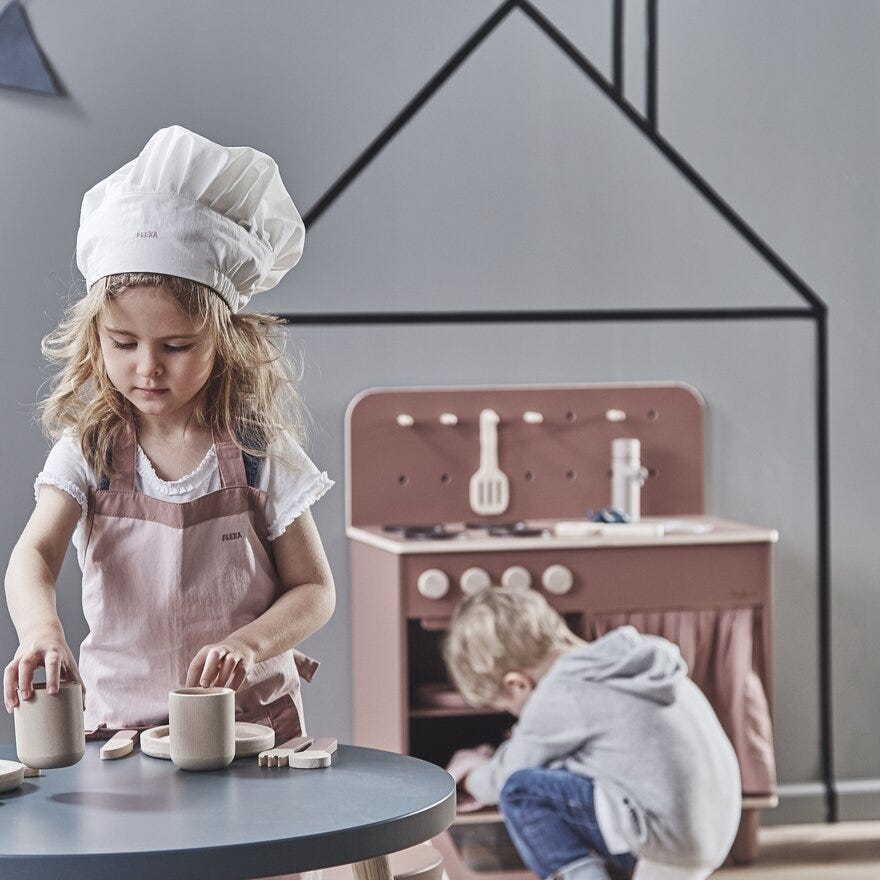 FLEXA PLAY Servise i Rosa
