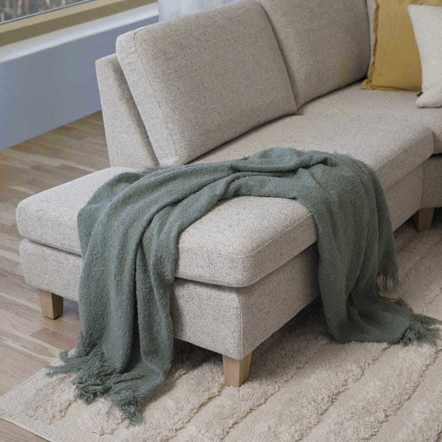 Formfin FREE LUX Hjørnesofa i Beige/natur