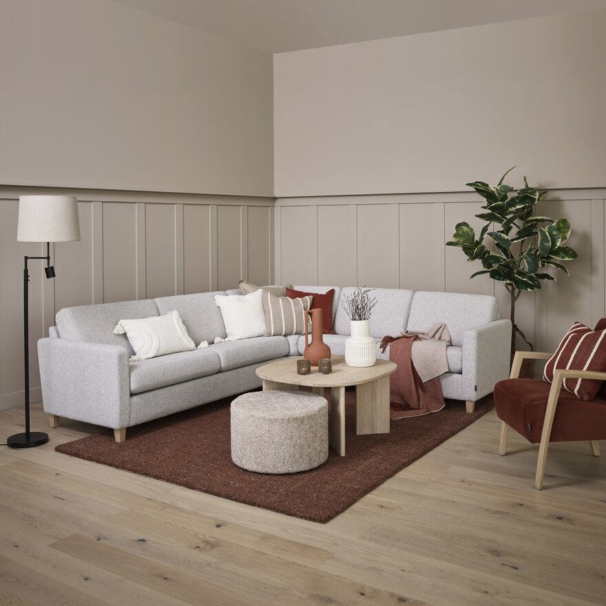 Formfin FREE Hjørnesofa i Beige/natur
