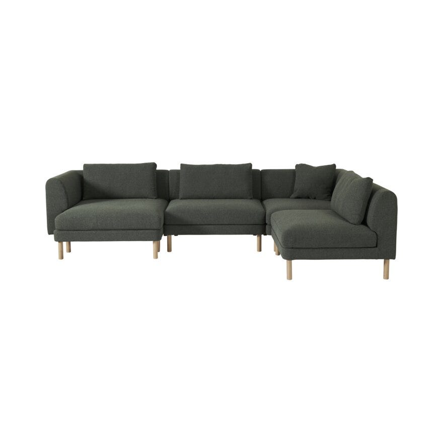 Formfin LYNG Hjørnesofa i Grønn