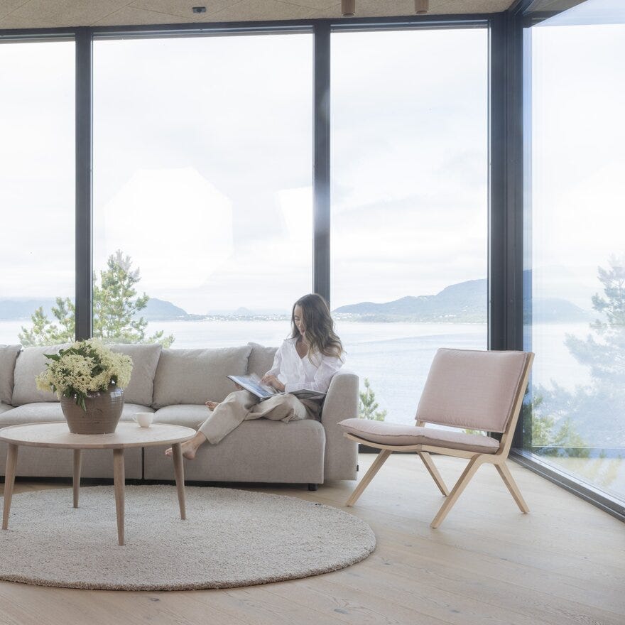 Formfin MODO Hjørnesofa i Beige/natur
