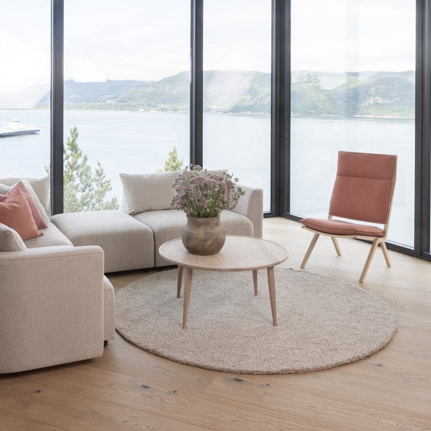 Formfin MODO Hjørnesofa i Beige/natur