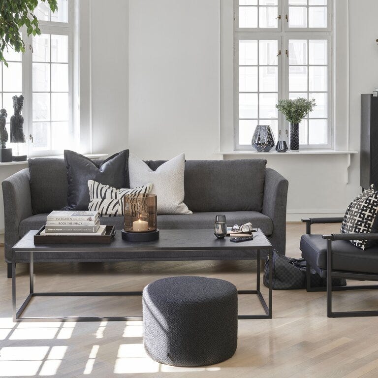 Signature Collection By Halvor Bakke SIGNATURE 650 3 seter i Grå designet av Halvor Bakke