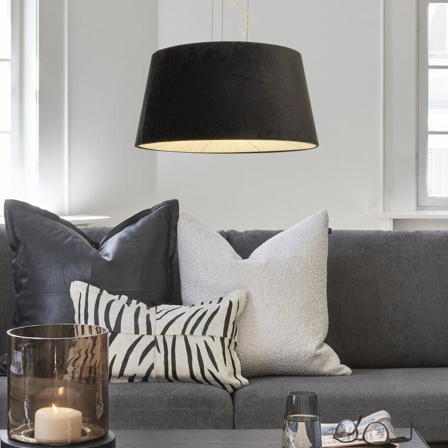 OMEGA Taklampe H26 cm i Svart