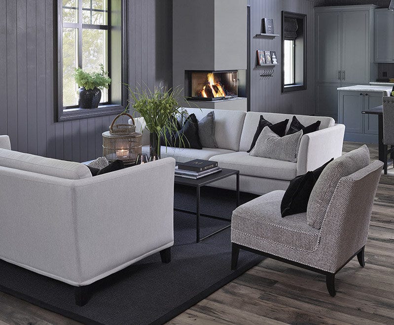 Signature Collection By Halvor Bakke SIGNATURE 650 3 seter i Beige/natur designet av Halvor Bakke