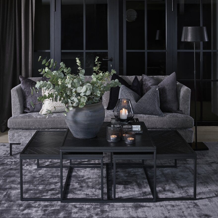 Signature Collection By Halvor Bakke SIGNATURE 3300 Sofabord 80x80 cm i Svart