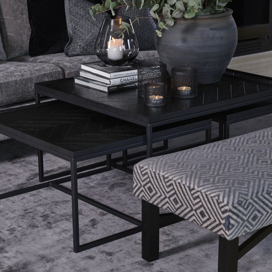 Signature Collection By Halvor Bakke SIGNATURE 3300 Sofabord 70x70 cm i Svart