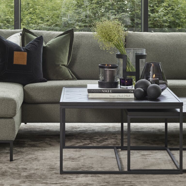 Signature Collection By Halvor Bakke SIGNATURE 810 3,5 seter med sjeselong i Grønn designet av Halvor Bakke
