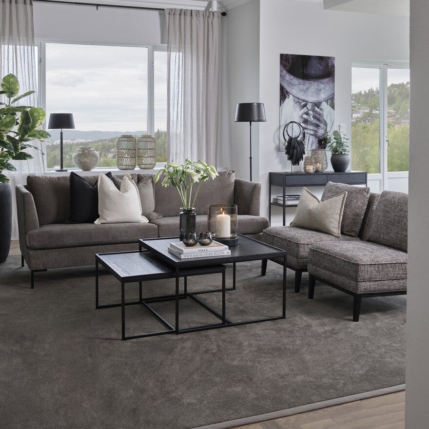 Signature Collection By Halvor Bakke SIGNATURE 810 3 seter i Beige/natur designet av Halvor Bakke