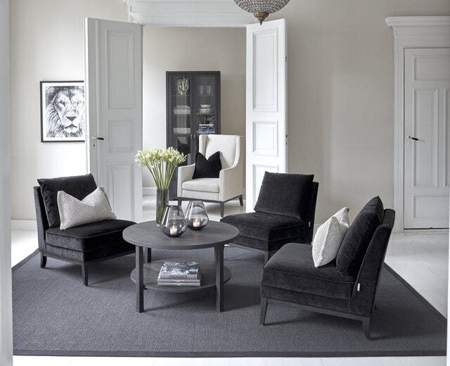 Signature Collection By Halvor Bakke SIGNATURE 910 Loungestol i Svart designet av Halvor Bakke