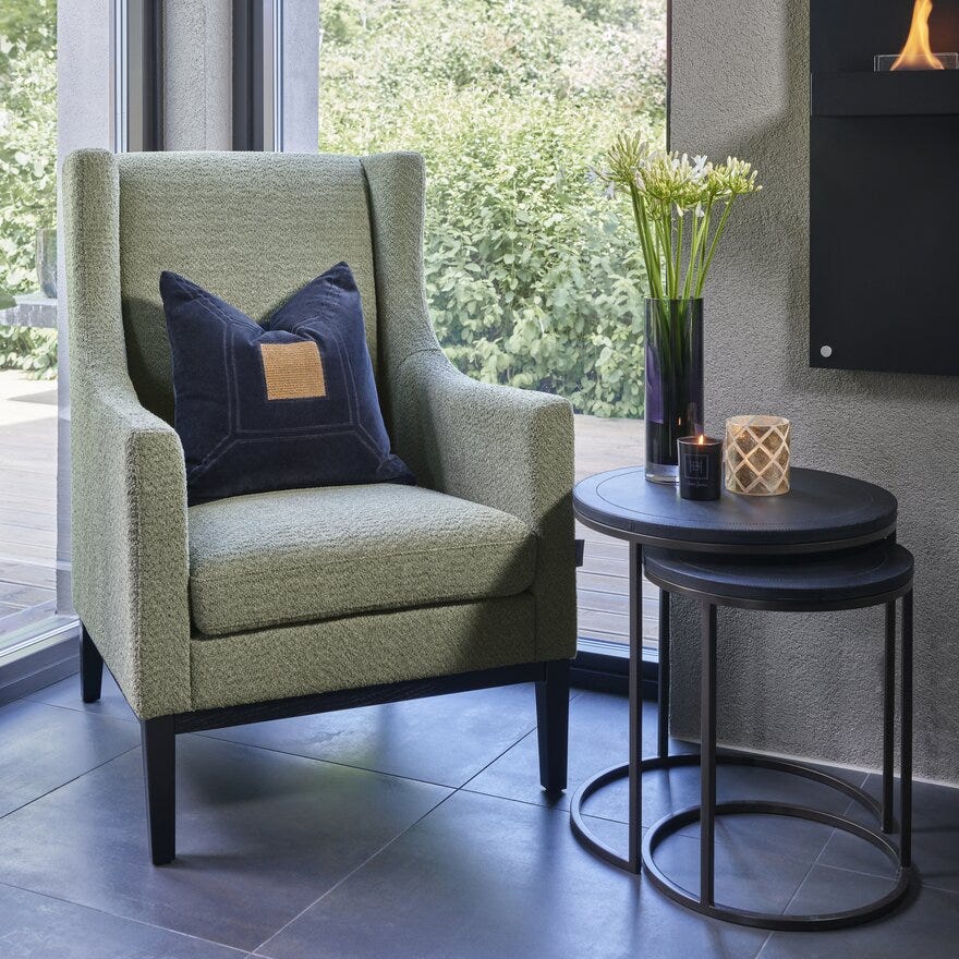 Halvor Bakke SORRENTO Sidebord sett Ø50 cm i Svart designet av Halvor Bakke