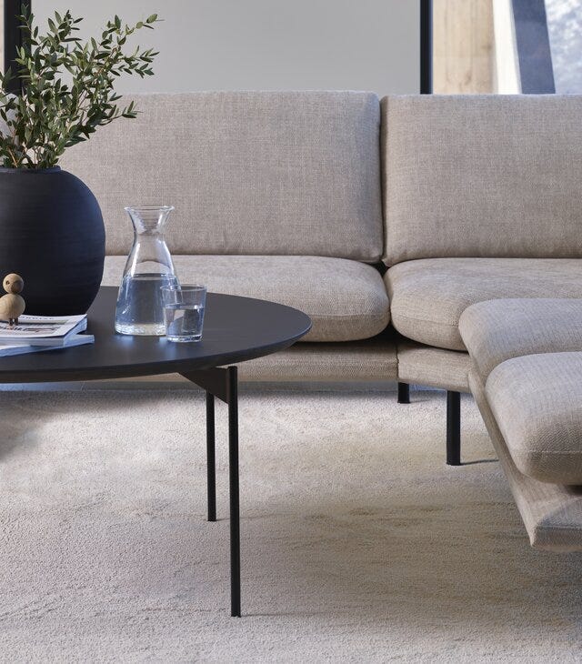 Formfin VITA Hjørnesofa i Beige/natur