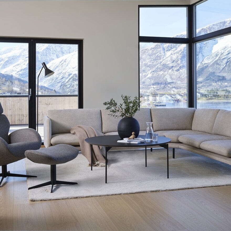 Brunstad PAZ Fotskammel i Brun