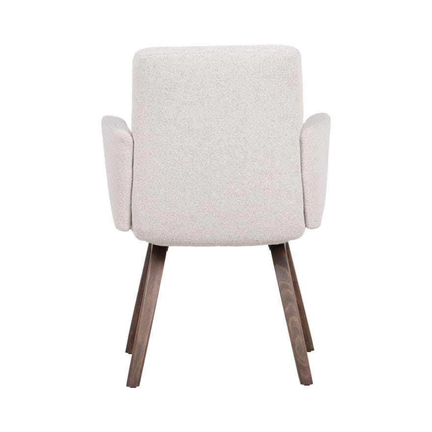 COMFY Spisestol med armlene i Beige/natur