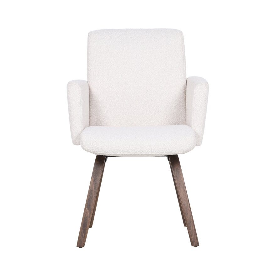 COMFY Spisestol med armlene i Beige/natur
