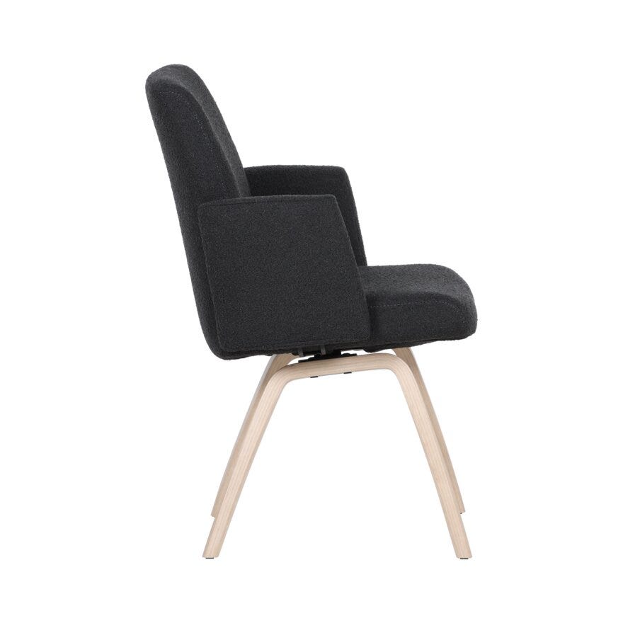 COMFY Spisestol med armlene i Grå