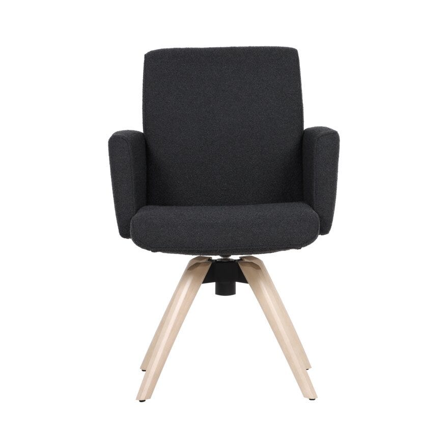 COMFY Spisestol med armlene i Grå