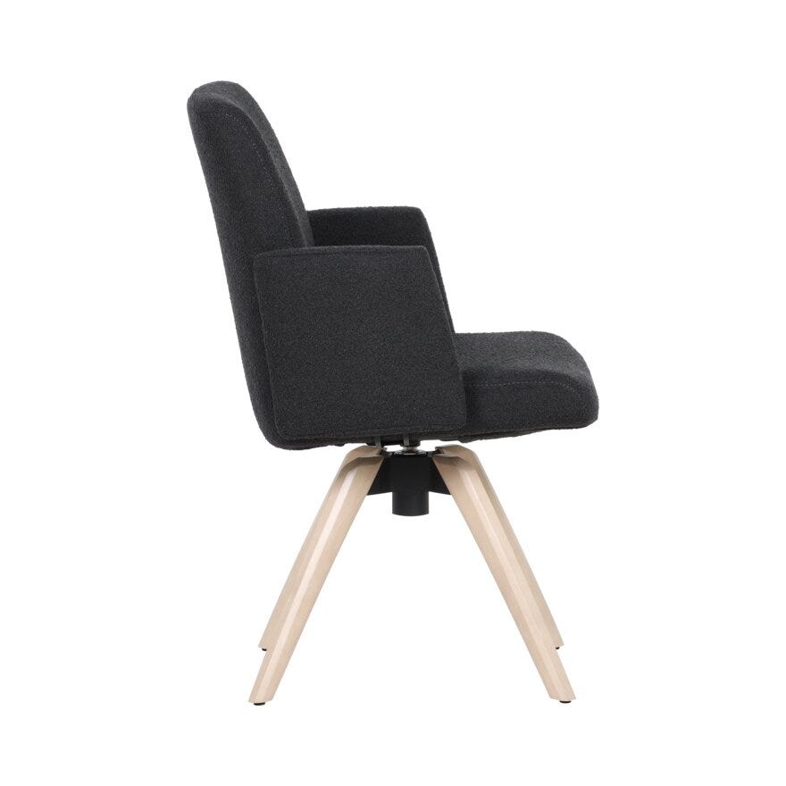 COMFY Spisestol med armlene i Grå