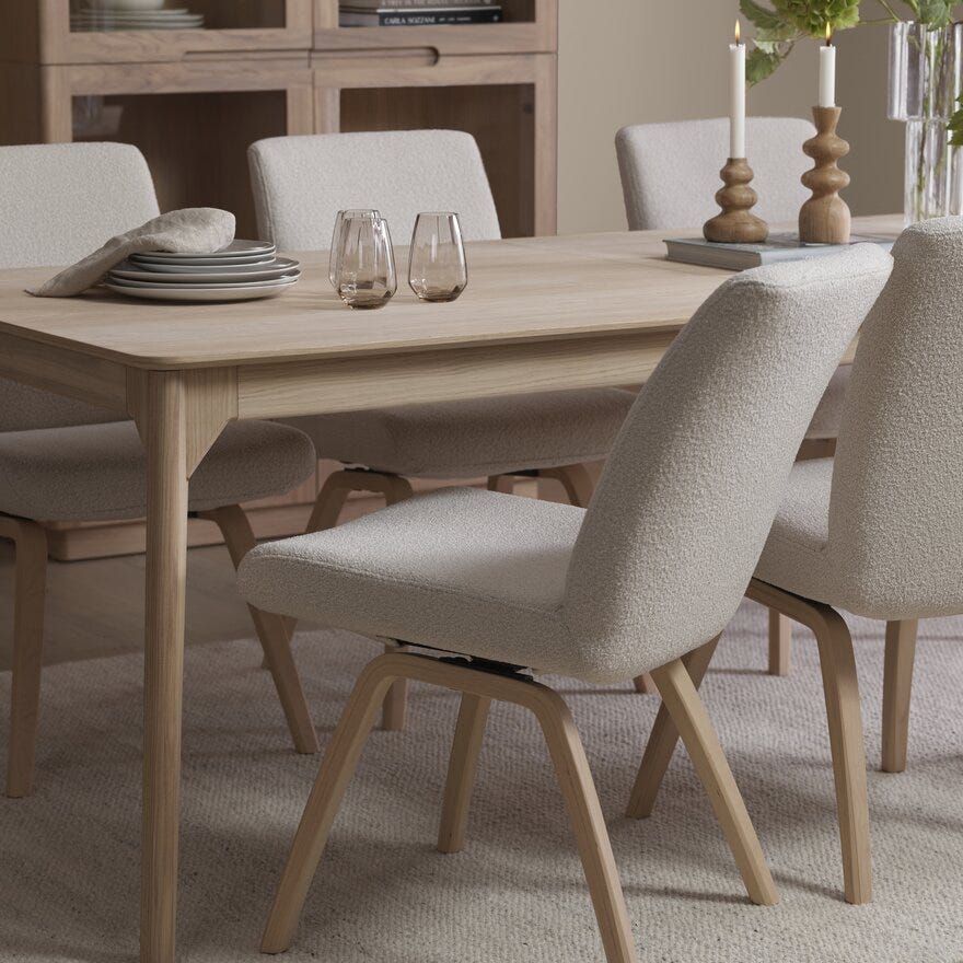 COMFY Spisestol i Beige/natur