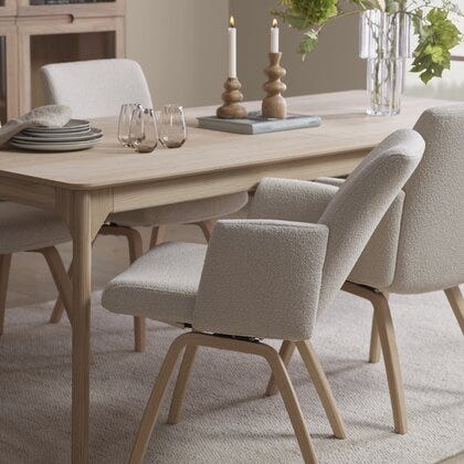 Comfy spisestol med armlene