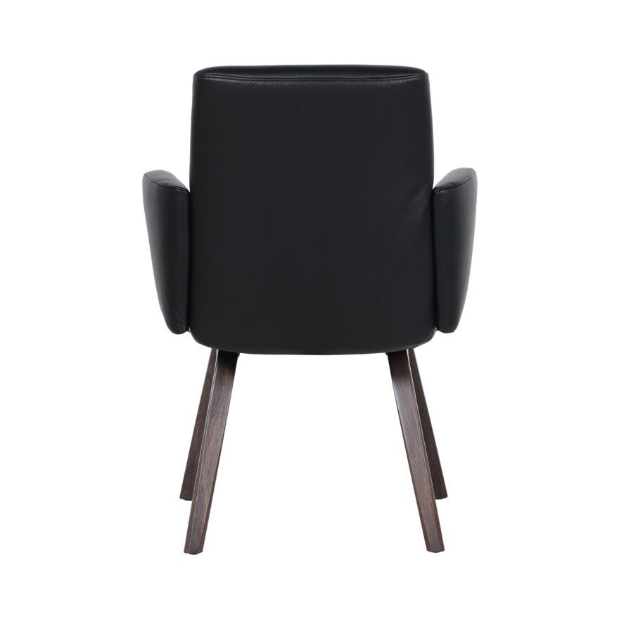COMFY Spisestol med armlene i Svart