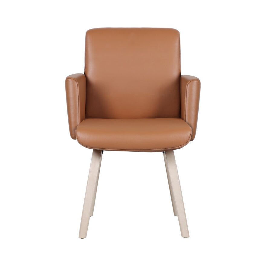 COMFY Spisestol med armlene i Brun