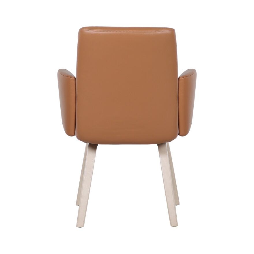 COMFY Spisestol med armlene i Brun