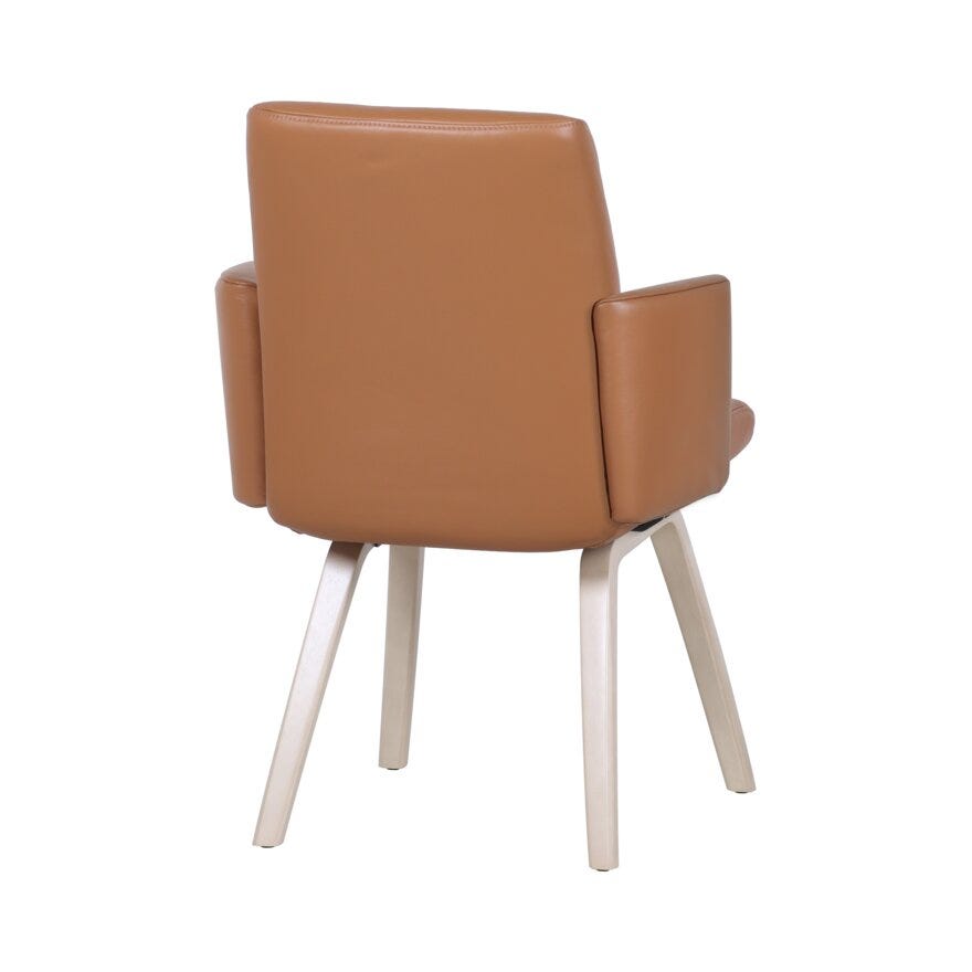 COMFY Spisestol med armlene i Brun