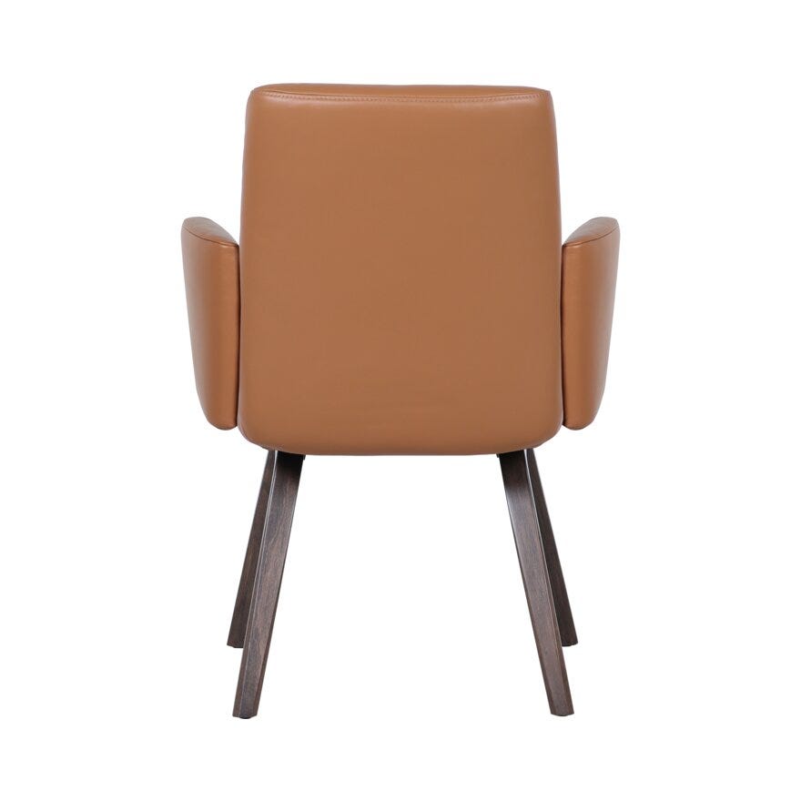 COMFY Spisestol med armlene i Brun