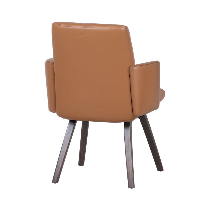 COMFY Spisestol med armlene i Brun