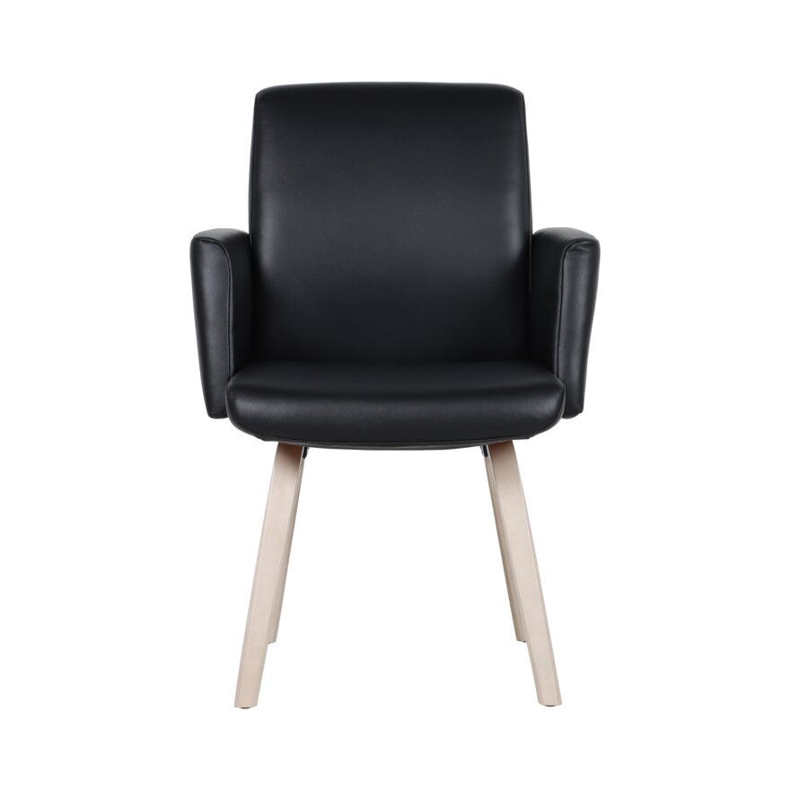 COMFY Spisestol med armlene i Svart