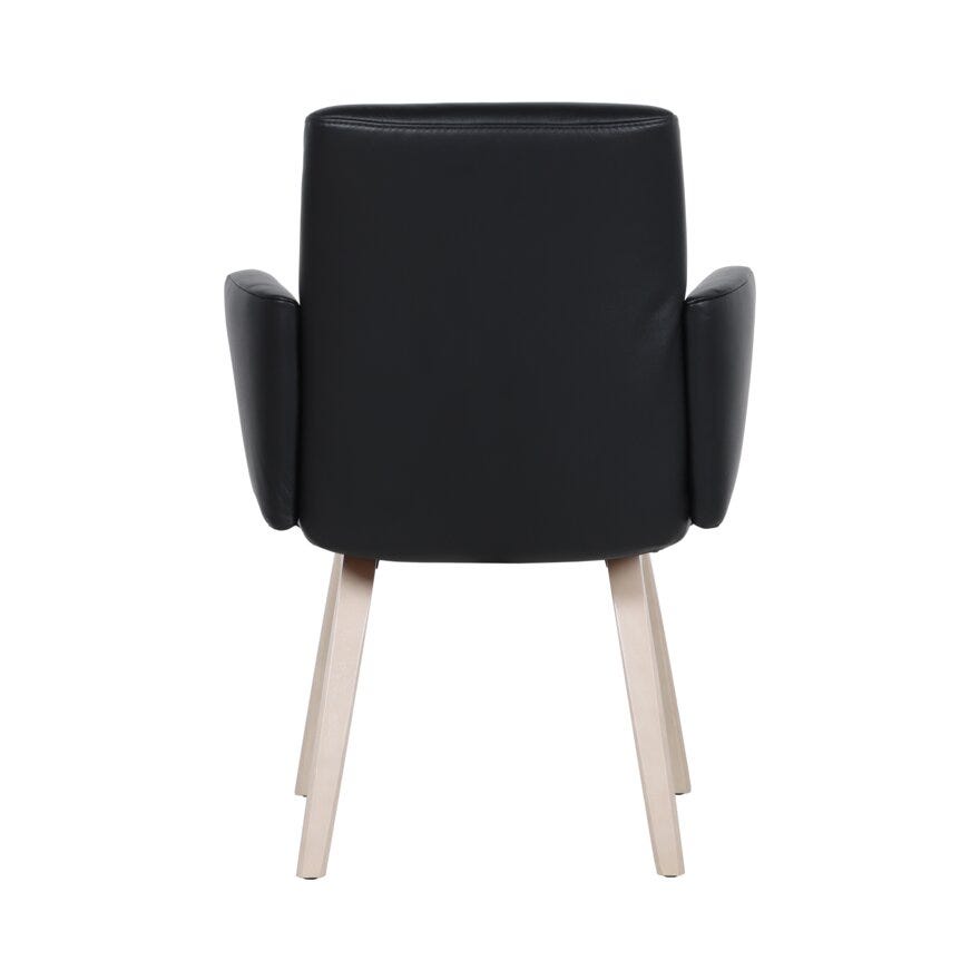 COMFY Spisestol med armlene i Svart