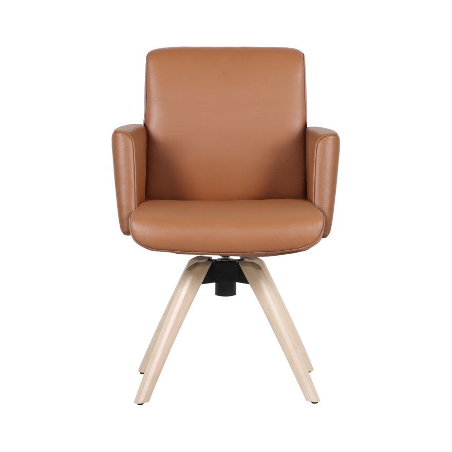 COMFY Spisestol med armlene i Brun