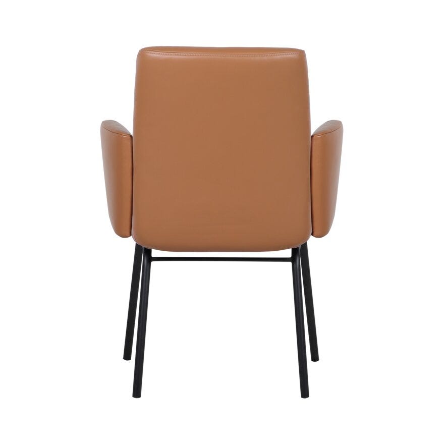 COMFY Spisestol med armlene i Brun