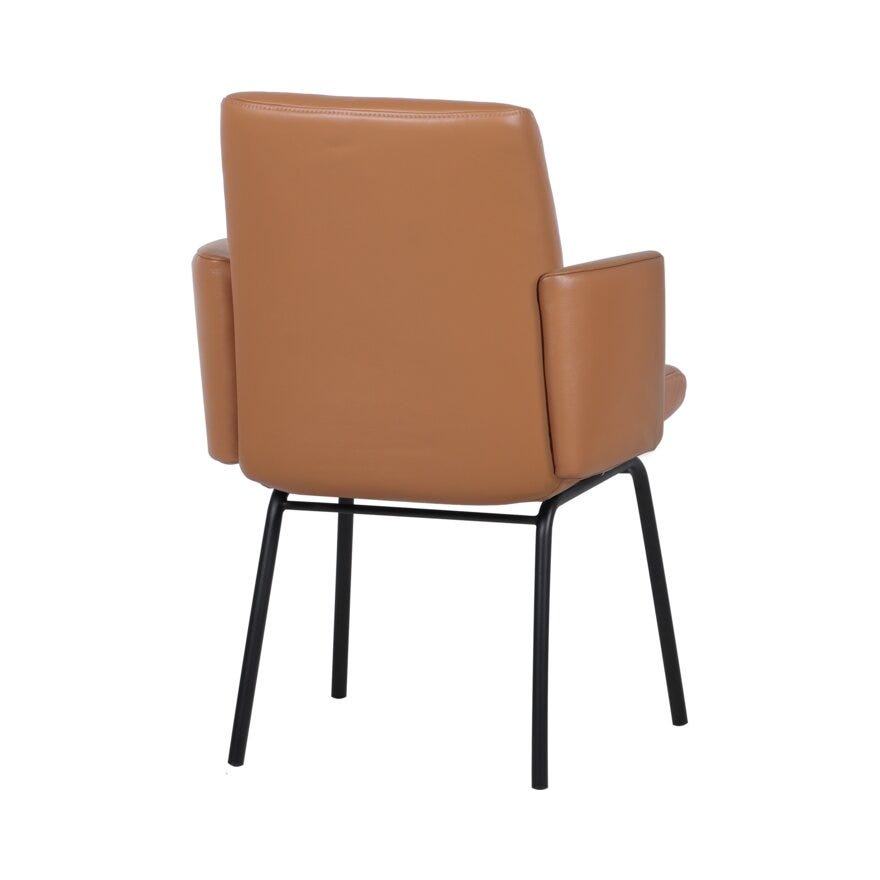 COMFY Spisestol med armlene i Brun
