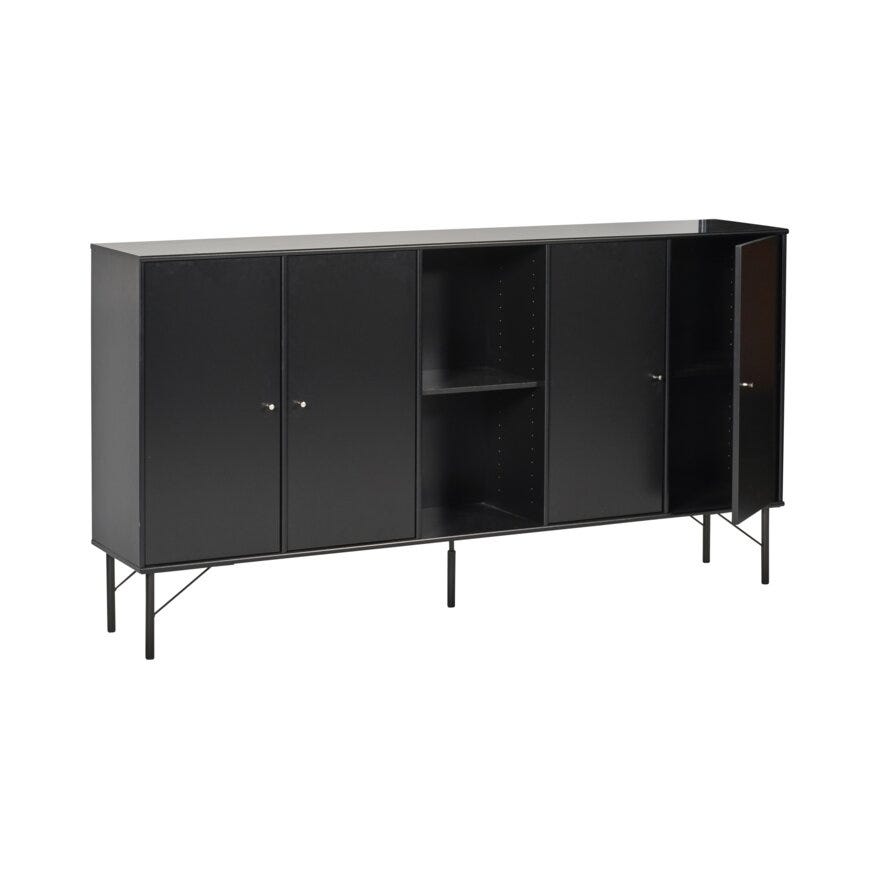 Mistral KUBUS Skap B:170 cm i Svart